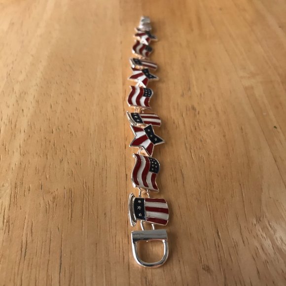Patriotic Bracelet American Flag Uncle Sam New - Picture 5 of 11